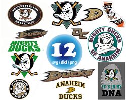 Anaheim Ducks svg, NHL Hockey Teams Logos svg, american football svg, png