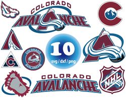Colorado Avalanche svg, NHL Hockey Teams Logos svg, american football svg, png