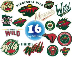Minnesota Wild svg, NHL Hockey Teams Logos svg, american football svg, png