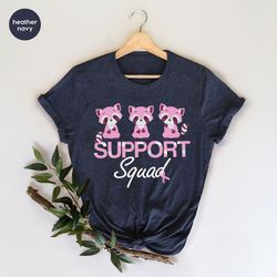Cute Racoon Design Breast Cancer Support Shirt, Breast Cancer Support Matching Group Shirts, Cancer Survivor Gift, Racoo