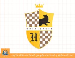 Harry Potter Hufflepuff Checkered Shield Crest png, sublimate, digital download