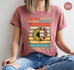 Floral Awareness Gift, Antiphospholipid Syndrome Awareness T Shirt, Warrior Shirt, Sunflower Graphic Tees, Gift for Him,