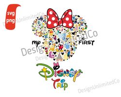 My First Disney Trip svg, Disney Family Vacation svg, Mickey Head svg, Mickey Ears , Vacay Mode svg, Magical Kingdom svg