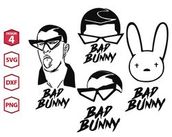 Bad Bunny svg for cricut 07, yhlqmdlg svg, yo perreo sola svg, png