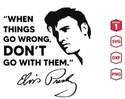 Elvis Presley svg for cricut, elvis presley signature svg, png