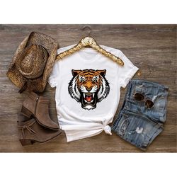 Tiger Shirt,School Spirit Team,Tiger Team Shirt,Tiger Claw Marks,Tiger Tear, torn,School Tiger Mascot Shirt,School Sport