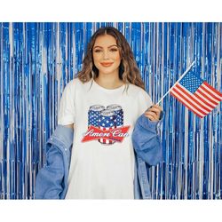 American Shirt, Soda Can America Shirt, Patriotic Can Shirt, Funny 4th of July Shirt, Patriotic Shirt, Aesthetic Indepen