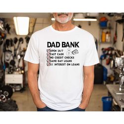 Dad Bank Shirt, Money Provider Dad, Lifetime Sponsor Dad Tee, Dad Sweatshirt, Money Trees Dad Tee, Gift For Dad, Father'