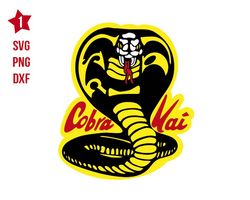 Cobra Kai snake logo svg, Cobra Kai karate svg, Cobra Kai martial arts png