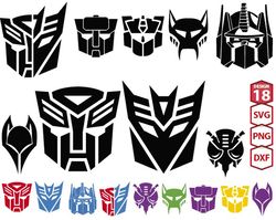 Transformers Autobots svg, Optimus Prime svg, Bumblebee svg, png