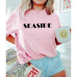 Seaside Crewneck Sweatshirt, Trendy Preppy Beach Oversized Crewneck, Bayside Seagull Birds Shirt, Seaside Summer Shirts,