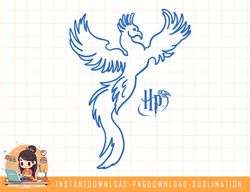Harry Potter Phoenix Line Art Left Chest png, sublimate, digital download