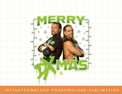 WWE Christmas Shawn Michaels Merry DX-Mas Paint Drip T-Shirt copy