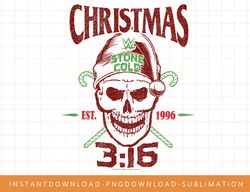 WWE Christmas Stone Cold Steve Austin Skull T-Shirt copy