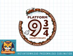 Harry Potter Platform 9 34 Hogwart Railways png, sublimate, digital download