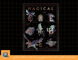 Harry Potter Magical Creatures Book Cover png, sublimate, digital download
