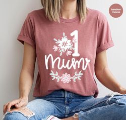 Mothers Day Shirt, Mothers Day Gift, Cute Mom T-Shirt, Floral Mommy Shirt, Mama Graphic Tee, Mother Gift, New Mom Gift,