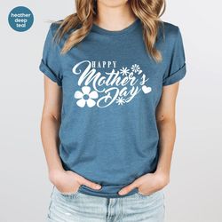 New Mom Shirt, Cute Mama Graphic Tees, Floral Mom Shirt, Mothers Day Gift, Mom Gift, Mothers Day Shirt, Gift for Mom, Fl