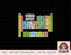 Halloween Periodic Table of Horror Movies Chemistry Science T-Shirt copy