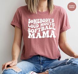 Softball Shirts, Softball Mom Crewneck Sweatshirt, Funny Mom TShirt, Softball Gift, Gift for Mom, Mothers Day Shirt, Sar