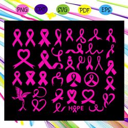 breast cancer awareness bundle, breast cancer, cancer svg, cancer ribbon, cancer awareness, cancer ribbon svg, breast ca