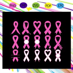 breast cancer awareness bundle svg, breast cancer, cancer svg, cancer ribbon, cancer awareness, cancer ribbon svg, breas