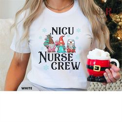NICU Nurse Crew Christmas Shirt, Nurse Team Christmas Shirt, Neonatal Nurse Team, Nurse Appreciation Gift, Nurse Squad X