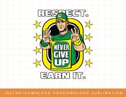 WWE John Cena Respect. Earn It. Cartoon Wrestler T-Shirt copy