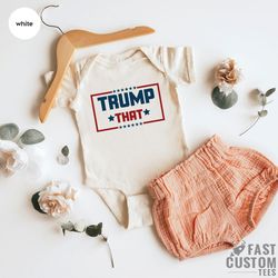 Trump 2024 Baby Kids Tee, Political Republican Bodysuit, Pro Trump Kids Baby Clothes, Pro Trump Political Donald Trump T