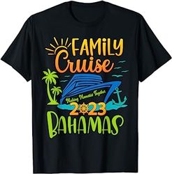 Bahamas Cruise 2023 Family Friends Group Vacation Matching T-Shirt