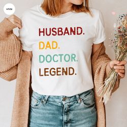 Vintage Dad Shirt, Gifts for Dad, Doctor Dad Sweatshirt, Husband Gifts from Wife, Fathers Day Gifts, Retro Doctor Shirts
