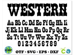 Western Font otf, Western Font svg Cricut, Cowboy Font svg, Western letters svg, Western Font for cricut, Western svg