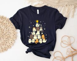 Funny Christmas Cat Shirt, Cat Lover Gift, cute Christmas Tee, Cat lover gift, Holiday graphic, Merry Christmas Tree Shi