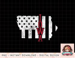 Iowa Vintage Retro USA Flag America Merica 4th Of July png, instant download, digital print