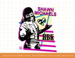WWE Shawn Michaels HBK Neon Poster T-Shirt copy