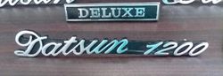 Datsun 1200 and Datsun Deluxe Emblem set