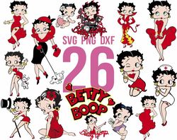 Betty Boop svg, betty boop svg for cricut, png files