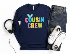 Cousin Crew Shirt, Bunny Cousin Shirt,Matching Easter Shirt, Matching Cousin Shirts, Family Cousin Gifts, Cousin Matchin