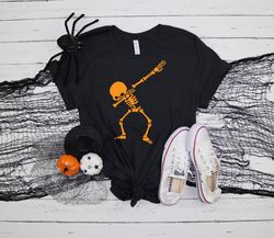 Dubbing Skeleton Shirt, Halloween Party, Halloween 2022 Shirt, Skeleton T, Halloween Outfits, Halloween Funny Shirt, Fam