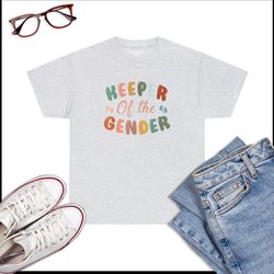 Keeper Of The Gender Cute Baby Gender Reveal Party Gift T Shirt