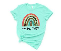 Happy Easter Rainbow Shirt,Easter Bunny Shirt,Easter Shirt For Woman,Carrot Shirt,Easter Shirt,Easter Family Shirt,Easte