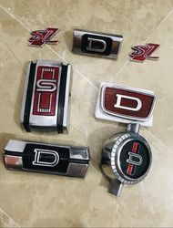 Datsun 1200, Sunny And Datsun Bluebird Grill Emblem With SL Emblem 7 Piece Set