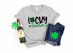 Lucky Teacher Shirt,Shamrock Shirt,Saint Patricks Day Shirt,St Paddys Day Shirt,Leprechaun Shirt,Saint Patricks Day Teac