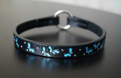 Luxury Handmade Leather Dog ID Collar - Custom Fit with Unique Design, Perfect for Medium and Large Breeds,