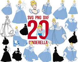 disney Princess Cinderella svg, Cinderella svg for cricut, disney princess svg, png