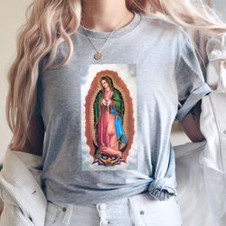 Our Lady of Guadalupe, Saint Virgin Mary, Virgen de Guadalupe, Guadalupe Shirt, Mexican Shirt, Latina Shirt