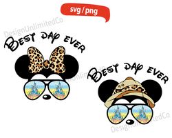 Best Day Ever svg, Magical Vacation Day svg, Disney Family Trip svg, Mickey Half svg, Mickey Head svg, Disney Safari svg