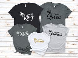 Royal Family Shirts, King Queen Prince Princess Family Matching Shirts, Mommy and Me Shirts, Daddy and Me Shirts, Custom