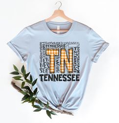 Tennessee Shirt,Tennessee Home Tee,ennessee State Map Shirt,Tennessee Travel Gifts,Tennessee Clothing,Tennessee Woman Sh