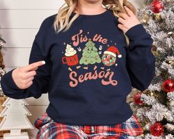 Tis The Season Sweatshirt,Matching Family Christmas Shirts,Matching Christmas 2022 Shirts,Retro Christmas Shirt,Winter S